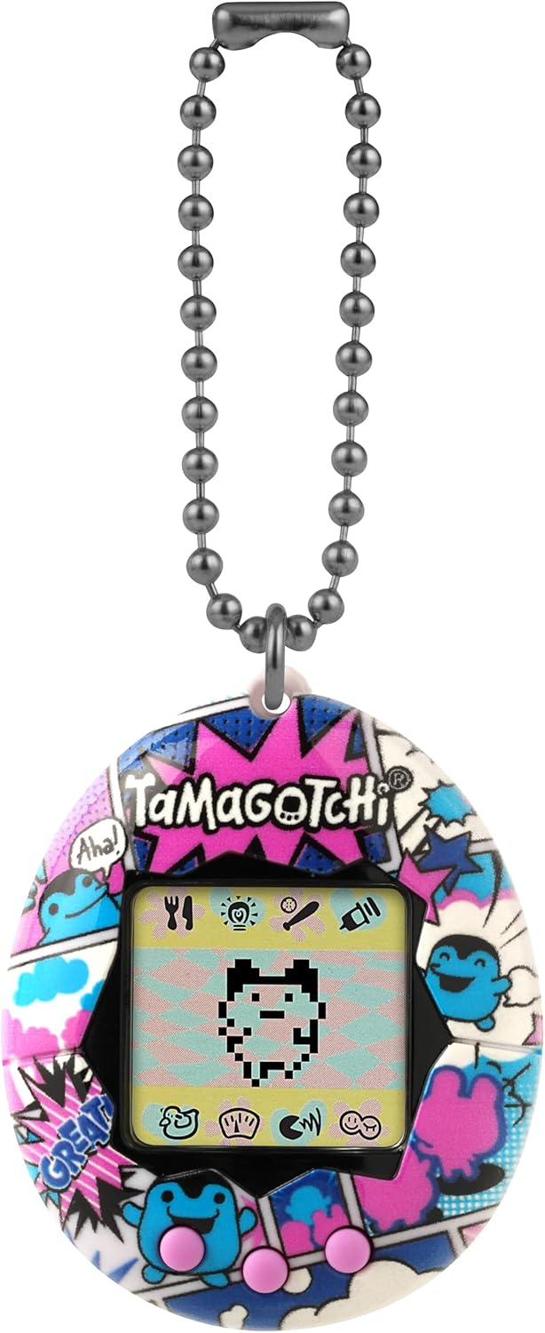 Tamagotchi Orijinal Sanal Bebek Ginjirotchi Çizgi Romanı Deseni