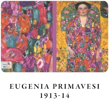 Series - A6, Gustav Klimt 4'lü Defter Seti I, Çizgisiz, Toplam 192 Sayfa, Her biri 48 Sayfa, Tel Dikiş, Esnek Kapak, Oval Kenar, Tuval Doku, 60 gram, Sarı Krem Renk