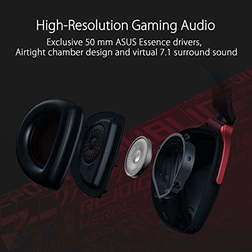 Alternative view of Asus Rog S Core 7.1 Surround Ses 3.5 mm Jak Bağlantılı Pc/ps5/xbox/nıntendo ve Mobil Oyunlar Için Oyuncu Kulaklığı