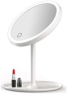 Alternative view of Dokunmatik Led Işıklı Usb Şarjlı Makyaj Aynası Yuvarlak Beyaz-SM8036