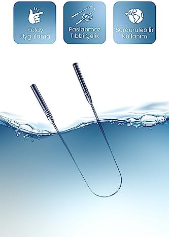 Alternative view of Probident Dil Temizleme Aparatı/Dil Sıyırıcı Kese + Stand Hediyeli Full 304 Surgical Stainless Steel