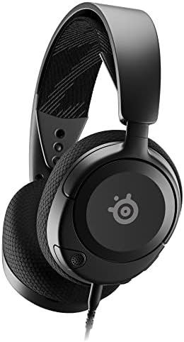 Alternative view of Arctis 1 – Multi-Platform Gaming Kulaklık – Hi-Fi Sürücü – 360° Surround Ses – AirWeave Memory Foam Kulak Yastıkları – Gürültü Önleyici Mikrofon, PC, PS5, Switch, Xbox – Siyah