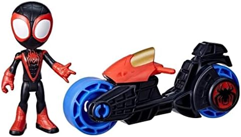 Spidey and His Amazing Miles Morales: Spider-Man Motosikletli Aksiyon Figürü