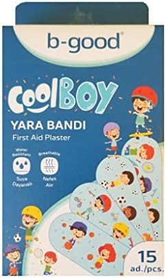 B-GOOD Boy Erkek Çoçuk Yara Bandı 15'li