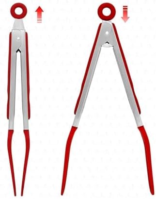 Alternative view of Valletta Clavis Metal Saplı Kilit Sistemli Smart Silikon Maşa Kırmızı