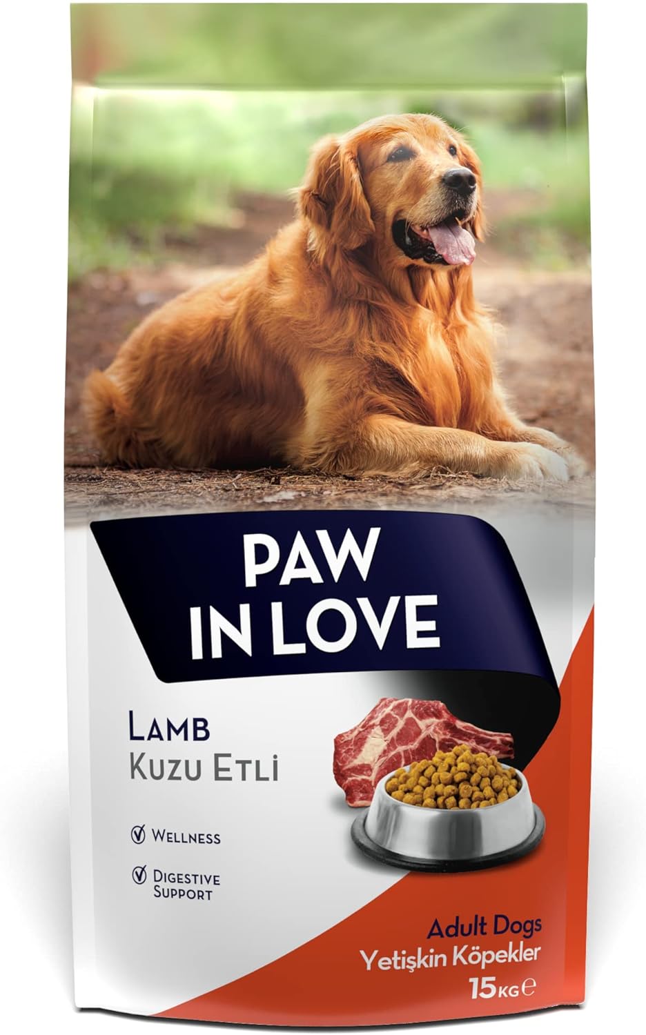 Kuzulu Yetişkin Köpek Maması 15 kg