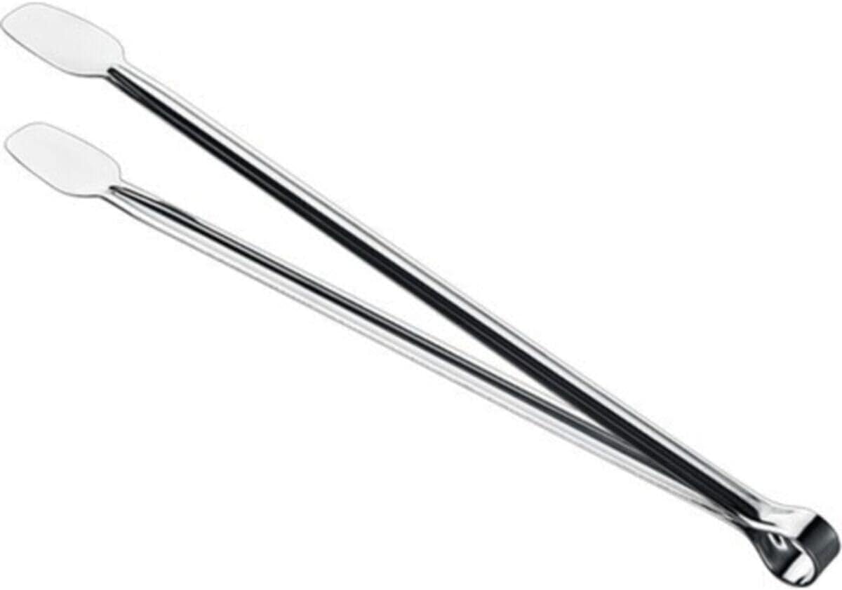 Klasik Metal Mangal Maşası 32 Cm-27 Cm Uzun-Kısa Boy Çelik Yemek Barbekü Izgara Kömür Köz (32 cm - 1 Adet)