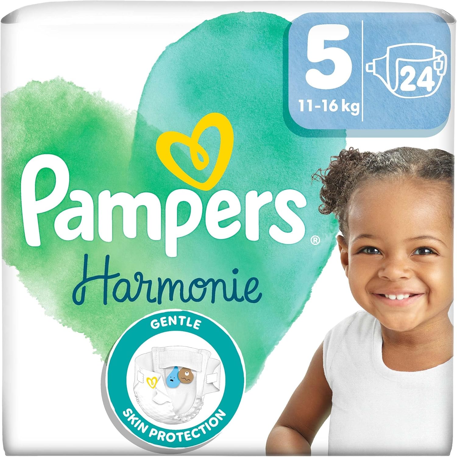 Alternative view of Pampers Harmonie Bebek Bezi İkiz Paket 5 Beden 24 Adet