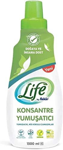 Life Bitkisel Konsantre Yumuşatıcı 1500 ml (60 yıkama)