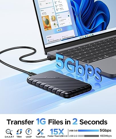 Alternative view of USB3.0 2.5 inç Hdd 6TB Ssd Harici Slim Harddisk Kutusu,, Siyah