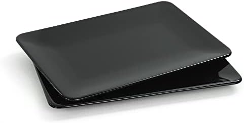 Siyah Siera Kayık Tabak 31 Cm 2 Adet