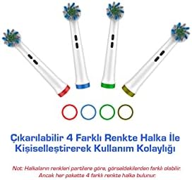 Alternative view of iBrush Clean Maximizer Diş Fırçası Başlığı Oral-B Şarjlı Diş Fırçası ile uyumlu Yedek Başlık 4 Adet Normal Yumuşak Başlık (BAKIRSIZ)