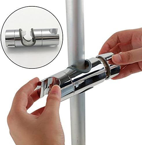 Ayarlanabilir Duş Başlığı Boru Gezeri Mafsal Sürgü Askısı KY101 (Krom, Oval)