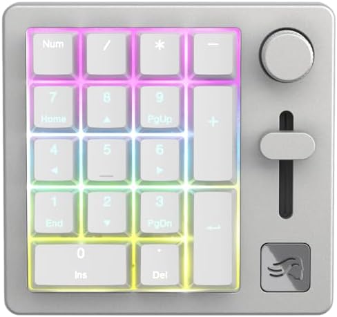 Prebuilt GLO-GMMK-NP-FOX-W Beyaz Numerik Klavye