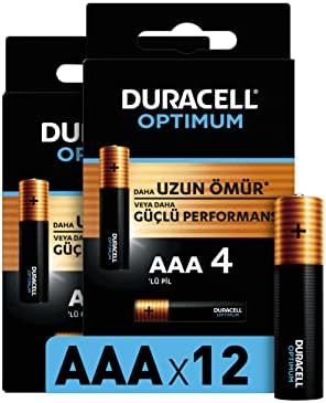 Optimum Aa Alkalin Pil, 1,5 V Lr6 Mn1500, 12’li