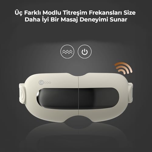 SEM01 Ayarlanabilir 3 Modlu Titreşimli Göz Masaj Ve Terapi Aleti