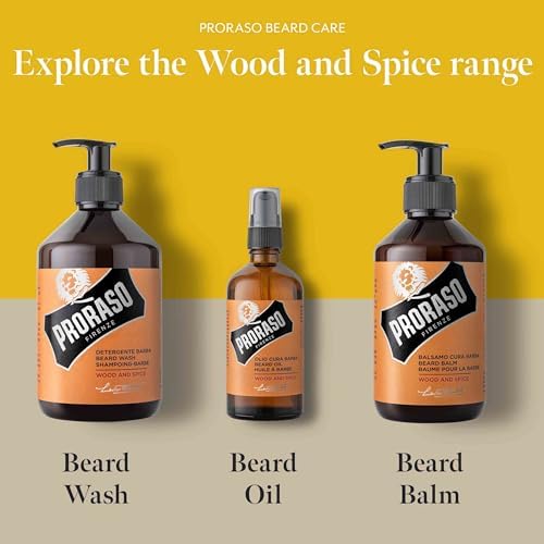 Proraso Beard Balm, and Spice, 300 ml, kokulu sakal bakımı, sakalı yumuşatır ve korur, sakal balsamı tahrişleri yatıştırır, İtalya'da üretilmiştir
