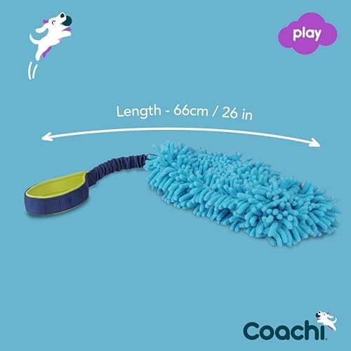 of Animals Coachi Tuggi Hide - Tug of War & Play için İnteraktif Köpek Oyuncağı. Güçlü ve Rahat, Esnek Bungee Sapı, Ödül Eğitimi, Kesen Isırma ve Çiğneme. Çeviklik için İdeal ve Yavru Köpekler için Uygun