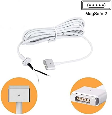 Alternative view of Plus PX-MAC2 A1425 A1435 A1465 A1502 için 5 Pin T Stili MagSafe 2 Güç Adaptörü Kablosu, Uzunluk: 1, 8 m