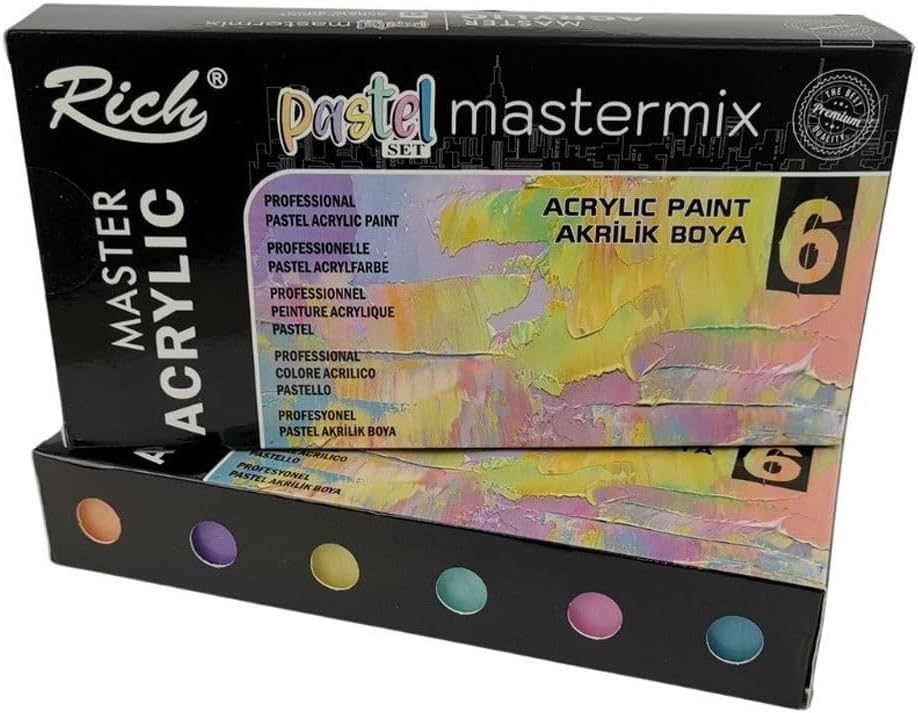 Alternative view of Rich Mix Pastel Set 6 Lı