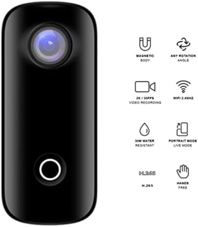 Alternative view of C100+ 4K UHD Mini Aksiyon Kamerası 4K 30FPS 15MP Küçük ve Taşınabilir 115 º Görüş Açısı Koruyucu Kasa İle 30 Metreye Kadar Dalış WiFİ 2.4 GHZ Spor Amaçlı Kullanım Siyah