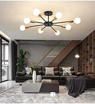 Alternative view of Fer Avize Yıldız Model Modern Spor Model Tavan Plofonyer Salon - Mutfak - Yatak Odası 8 Li Avize (AMPULSÜZ)