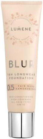 Alternative view of LUMENE Blur 16H Longwear Foundation Spf15 16 Saat Kalıcı Fondöten Spf15 Fair Nude
