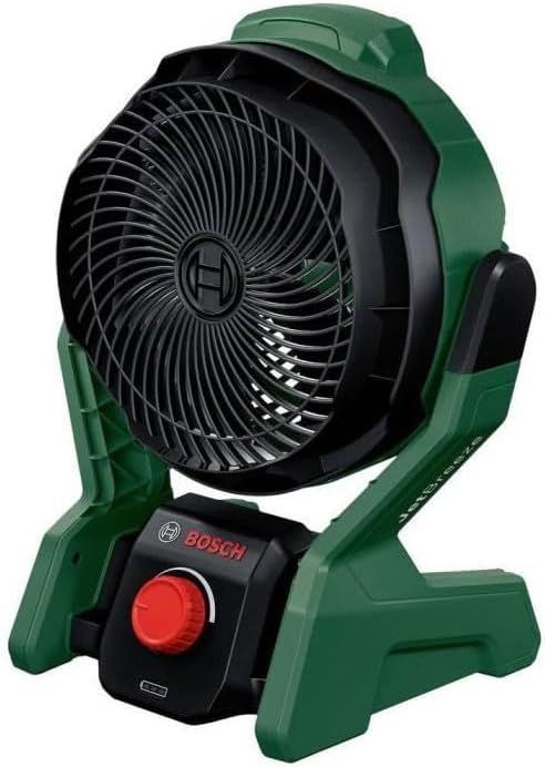 And Akülü Vantilatör, Evrensel Fan 18V-1000 (Aküsüz, 18 Volt Sistemi, Amatör Çalışanlar, Kamp ve Daha Fazlası için, Hava Debisi: 1.000 M3/Saat)