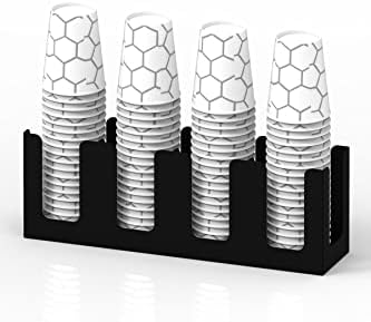 Alternative view of 14 Oz Kapasiteli 4 Bölmeli Metal Karton Bardaklık - Kahve Dükkanları ve HORECA İçin Mükemmel Bardak Ünitesi