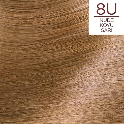 Excellence Creme Nude Renkler Saç Boyası - 8U Nude Koyu Sarı