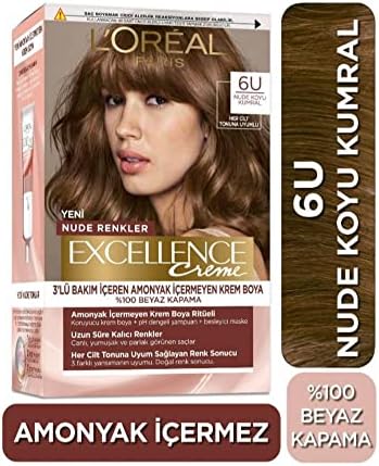 Alternative view of Excellence Creme Nude Renkler Saç Boyası - 6U Nude Koyu Kumral