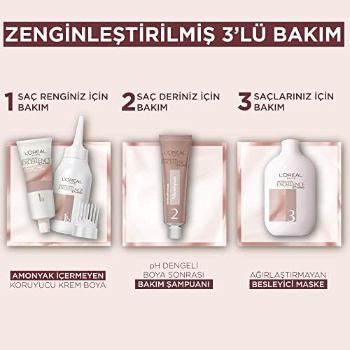 Excellence Creme Nude Renkler Saç Boyası - 3U Nude Koyu Kahve