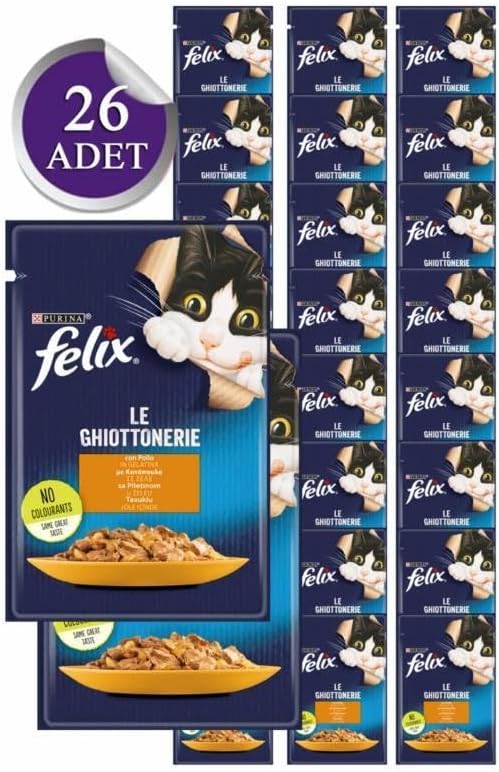 Alternative view of Felix Tavuk Etli Kedi Yaş Mama (26 x 85 gr)