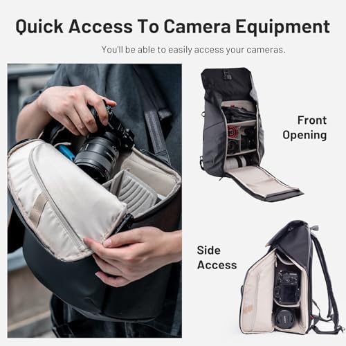 Alternative view of OneGo Air Kamera ve Drone Sırt Çantası 20L DJI Avata 2/Mini 4 Pro/Mavic 3/FPV, Su Geçirmez Seyahat Çantası,,, /SLR Aynasız, Kamera Fotoğrafçı Çantası için