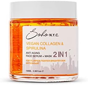 Alternative view of Soho N.Y.C. Vegan Kolajen Anti Aging-Yaşlanma Karşıtı Durulanmayan Maske Etkili Serum 100 Ml