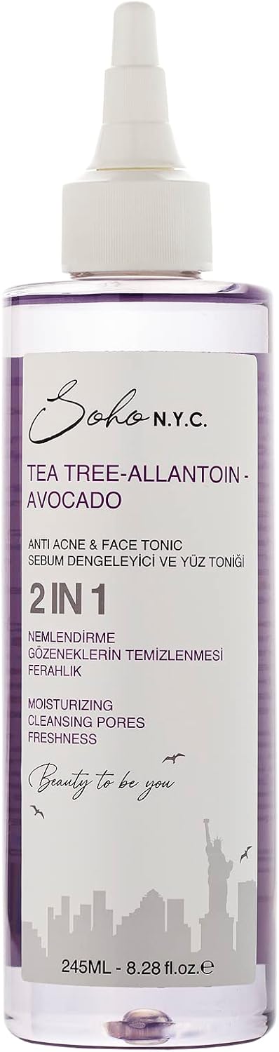 Soho N.Y.C. Vegan Anti Acne Sebum Dengeleyici Yüz Toniği 245 Ml