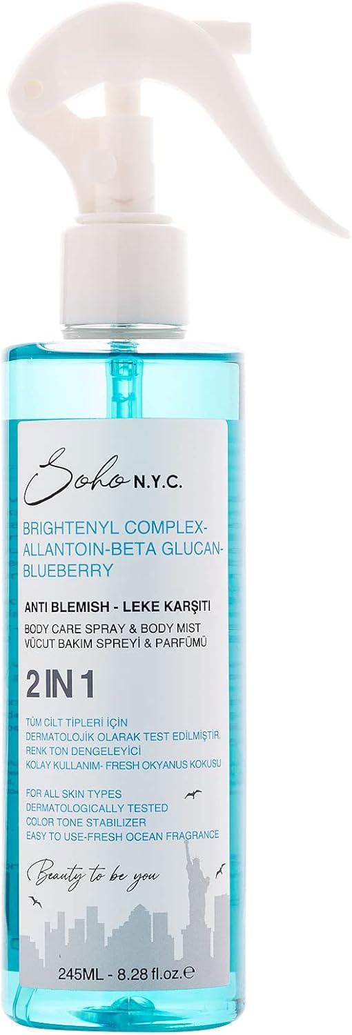 Alternative view of Soho N.Y.C. Vegan Leke Karşıtı Canlandırıcı Vücut Bakım Spreyi Ve Parfümü 245 Ml