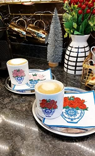 Alternative view of Blue Blanc Kırmızı Gül Espresso, Double Türk Kahvesi Fincanı