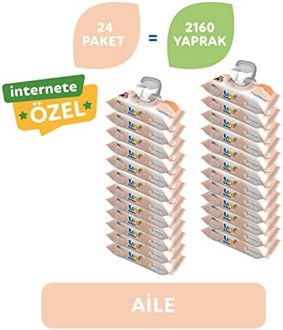 Alternative view of Uni Baby Aile Islak Mendil 24x90 960 Yaprak