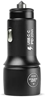 CC36 3.1A PD20W Type-C to Type-C Hızlı Şarj Yeni Nesil Araç Şarj Aleti Çakmaklık