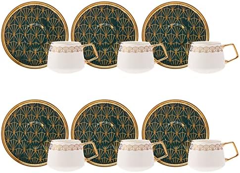 Verde 6 Kişilik Kahve Fincan Takımı 100 ml