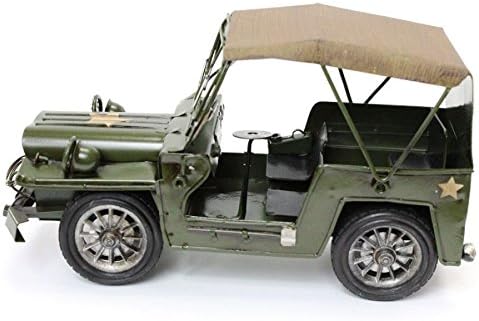 Alternative view of U.S. Army Jeep M381 El Yapımı Eskitilmiş Biblo 26cm