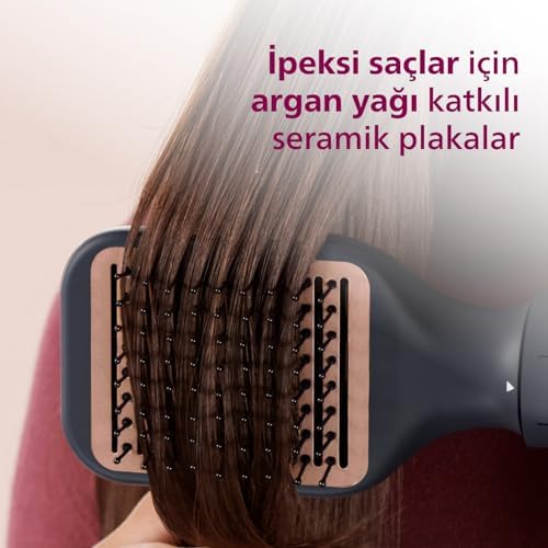 Alternative view of 5’i 1 Arada Saç Şekillendirme ve Kurutma Seti, Argan Yağı Seramik Kaplama, İyonik Bakım, 5 Aparatlı Air Styler, Eşit Isı Dağıtımı, 3 Isı ve Hız Ayarı, Soğuk Hava Fonksiyonu, BHA530/00