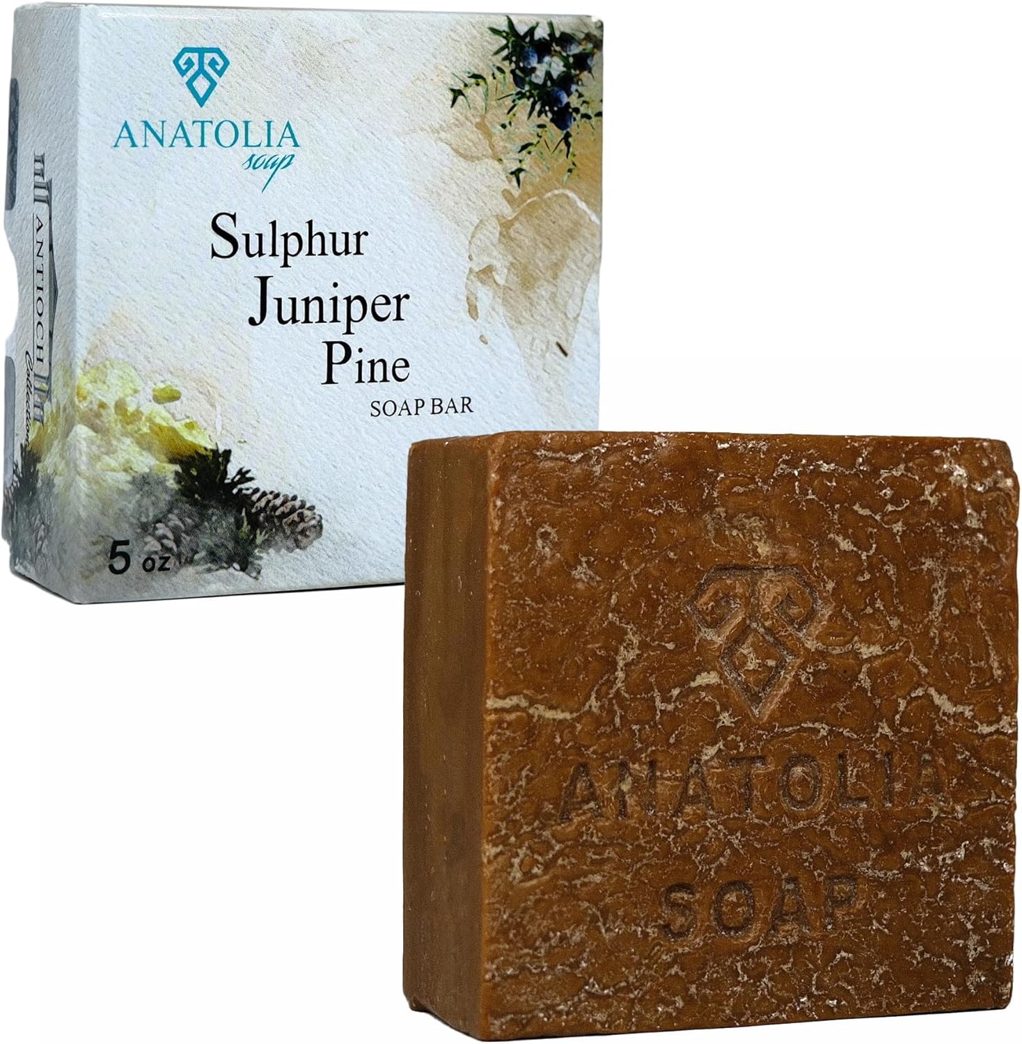 Alternative view of Soap 1978 Antioch Koleksiyonu Çam Ardıç Kükürt Doğal Özel Üretim Egzama Sivilce 1 Kalıbı 130 gr. Tekli Paket