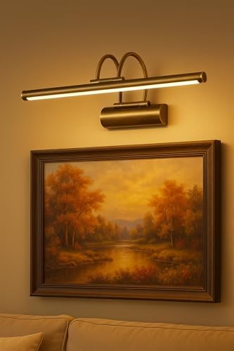 Alternative view of Eskitme Flüt Duvar Apliği – 35cm 6W LED 3200K Gün Işığı – Banyo, Ayna, Resim, Tablo, Çerçeve Üstü Dekoratif Aydınlatma Lambası – 220V, IP20, Metal Gövde