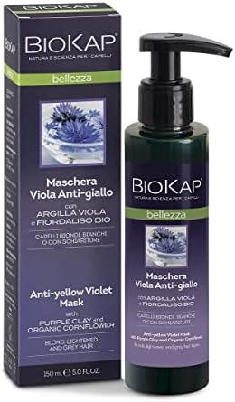 Bios Biokap Bellezza Maschera Viola Antigiallo 150 ml Biosline