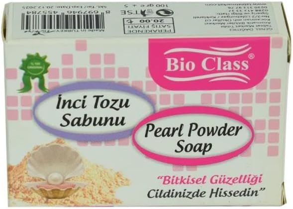Bio İnci Tozu Sabunu Pearl Powder Soap 100 Gr