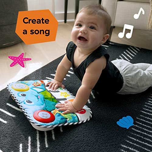 Baby Ocean Explorers Neptune's Kick & Explore Müzikal Kick Pad & Beşik Oyuncağı, 0 Ay ve Üzeri Yaşlar İçin