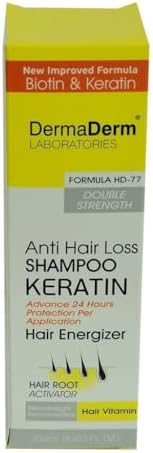 DermaDerm Saç Dökülmesine Karşı Keratin Biotin ve Vitaminli Şampuan 250 ML