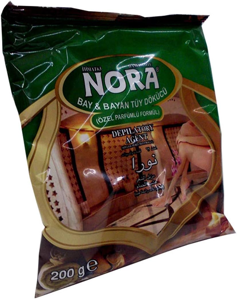 Nora Tüy Dökücü Toz Hamam Otu Bay Bayan Tkrb.170-200 Gr X 10 Paket